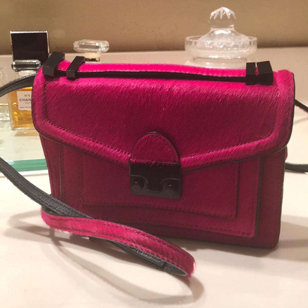 Rebecca Minkoff Pink Calf Hair mini purse